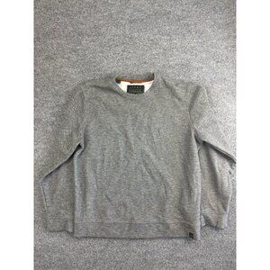 Jachs New York Shirt Men's Large Gray Long Sleeve Crew Heavy Knit Camping